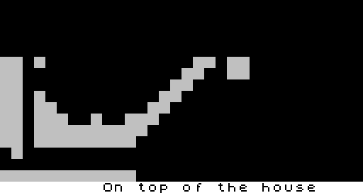 On top of the house